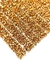 Manta de Strass Cascalho Dourada 11 Fileiras x 40cm ref.1149 - comprar online
