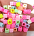 Entremeio Letras Candy Color Pacote com 120 peças ref.1262