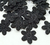 Aplique Florzinha Preta de Tecido Prensado para Artesanato Pct com 100 peças Ref.2074 - comprar online