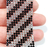 Manta de Strass Siliconada Preto e Branco ref.2167 - comprar online