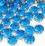 Chaton Engrampado Azul 10mm Pacote com 50 peças ref:2391
