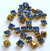 Strass Engrampado SS18 Cristal Azul Pacote com 50 peças ref:0044