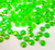 Chaton 03mm Base Reta Verde Neon Pacote com 200 peças Ref.5557