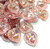 Chaton Coração Rosa Diamantado 15mm Pct com 60 Peças Ref:1823 - comprar online