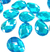 Chaton Gota Azul Tiffany 18mm para Bijuterias e Artesanato Pct 60 pçs ref:5037 na internet