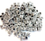 Entremeio Letras Metalizado Prata Pct com 120 peças ref.0955 - comprar online