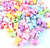 Entremeio Borboleta Candy Color Furo Passante Pacote com 50 peças ref:10759