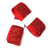Fita Lurex Esponjada Vermelha Brilho 38mm x 3 metros ref.6671 - comprar online