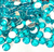 Chaton 5mm Azul Tiffany Pacote com 200 Peças ref:6333