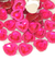 Chaton Coração Pink Neon 15mm Pct com 60 peças Ref:273