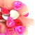 Chaton Coração Pink Neon 15mm Pct com 60 peças Ref:273 - comprar online