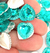 Chaton Coração Azul Piscina 15mm Pct com 60 peças Ref:278 - comprar online