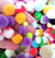 PomPom Multicolorido Mix de Tamanhos e Cores ref: 0448 - comprar online
