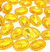 Chaton Diamantado Amarelo 18mm Pct com 60 pçs ref:0576