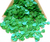 Mini Aplique Concha Irisada Verde - Pct com 5g - Ref:0023