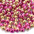 Pérola 06mm Pink Mesclada ABS Furo Passante Pacote com 250 Peças ref:8071 - DecoarteBrasil Fitas e Produtos para Artesanato
