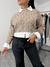 Sweater CROP trenzado en internet