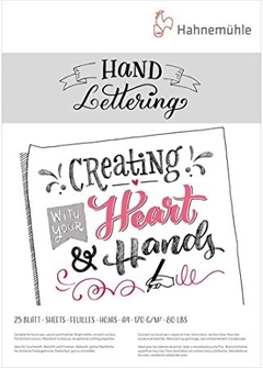 Block Hahnemuhle Hand Lettering A4 170grs 25hjs