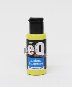 Acrilico decorativo EQ ARTE Amarillo Limon 303 - comprar online