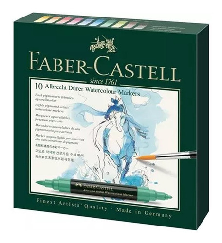 Faber Castell Marcadores Acuarelables Albrech Durer x 10