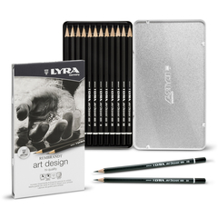 Set Lyra Art Design 12 lapices de grafito