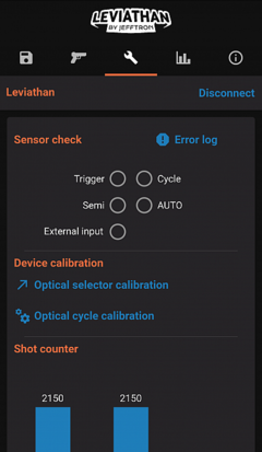 Gatilho Eletronico Óptico Jefftron Leviathan V2 Flat Black Trigger JT-LEV-V2S - Nola Sniper Airsoft Store