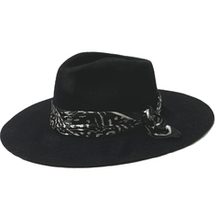 Sombrero Australiano Fieltro Pañuelo Leopardo - comprar online