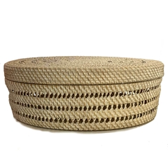 Caja redonda rattan - comprar online