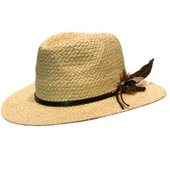 SOMBRERO AUSTRALIANO LORETO PLUMA