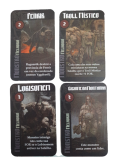 Blood Rage - Cartas na internet