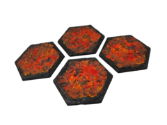 Gloomhaven - tiles de lava - GORILLA 3D