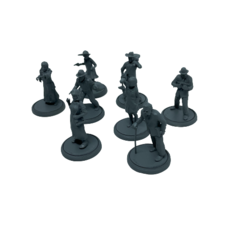 08 Miniaturas de Investigadores em RESINA - comprar online