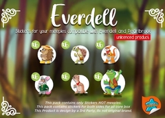 EVERDELL - Kit de Adesivos - GORILLA 3D