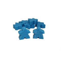 Kit de Meeples azul claro - 20 unidades