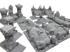Kingdom Death: Monster - Kit de terrenos - GORILLA 3D