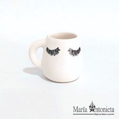 Mate Con y Sin Oro en Asa - Diseños Varios (5 x 9 x 7 Cm) - (Valor por Unidad) - Maria Antonieta