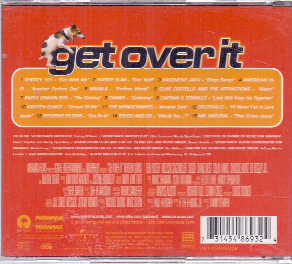 CD GET OVER IT / TRILHA SONORA DO FILME VOLTA POR CIMA [12]