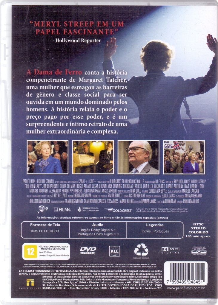 Dvd A Dama De Ferro - Meryl Streep em Promoção na Americanas