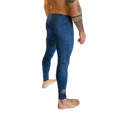 Calza Larga Hombre Koi (Azul) - comprar online