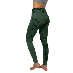 Calza Larga Fem Camo Logo (Verde)