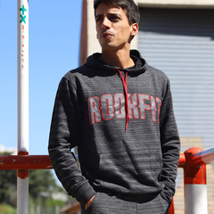 Buzo Hoodie RookFit Rústico (Negro Mlg)