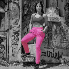 Jogger Fem Rústico (Rosa Chicle)