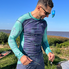 Rashguard ProtUV Waves (Aqua/Vio) en internet