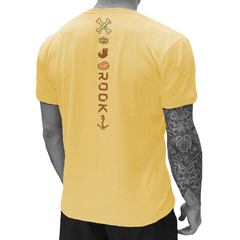 Remera Barbell Cycling (Amarilla) - comprar online