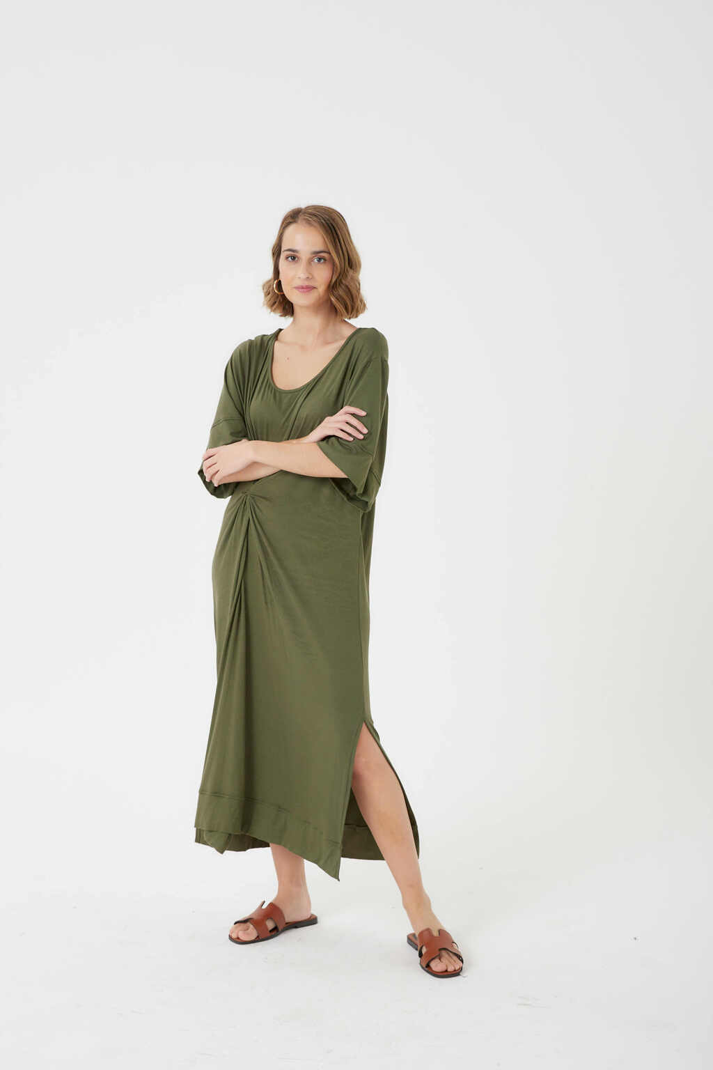 Vestidos de morley largos con tajos sale