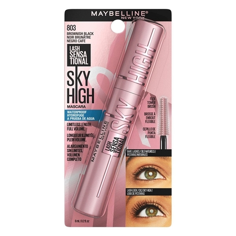 Maybelline Sky High Mascara Tono VERY BLACK Waterproof - comprar online