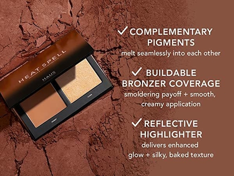 Imagen de Haus Labs Heat Spell Bronzer + Highlighter Duo - Tono Desert | Dawn