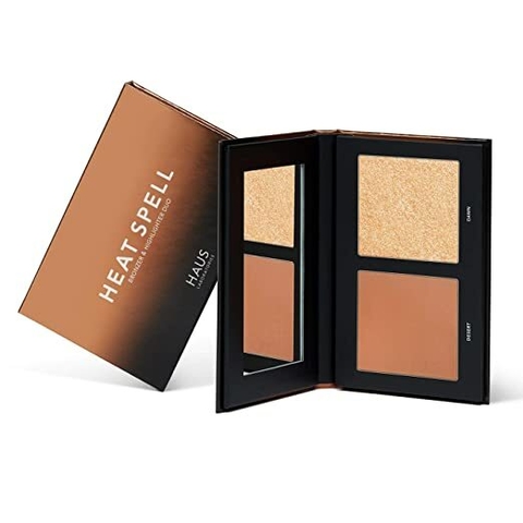 Haus Labs Heat Spell Bronzer + Highlighter Duo - Tono Desert | Dawn - comprar online