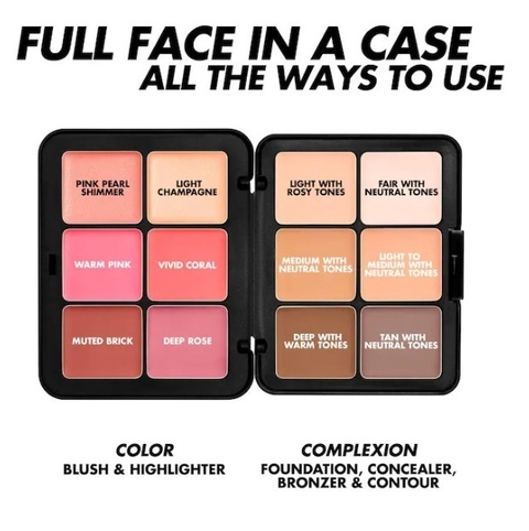 Make Up For Ever HD SKIN Face Essentials Palette - Tono LIGH TO MEDIUM - comprar online