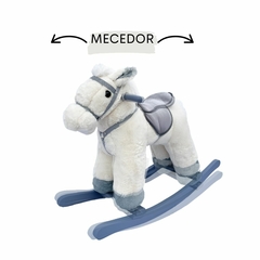 Caballo Mecedor Con Sonido Beige - comprar online